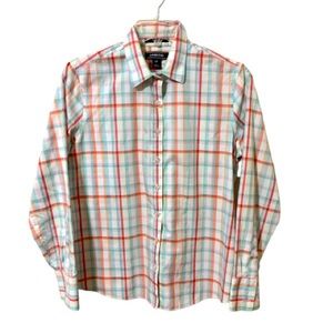 Lands’ End No Iron Supima Plaid Button Down Shirt - Multi Color - Size P6